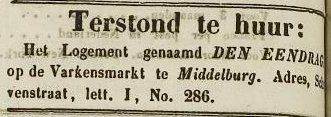 Bestand:Logement Eendragt te huur mei 1851.jpg