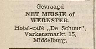 Bestand:Hotel-Café de Schuur mei 1963.jpg