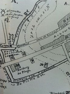 Herberg De Zaaiende Landman, detail Kaart Middelburg en omgeving voor 1550.jpg